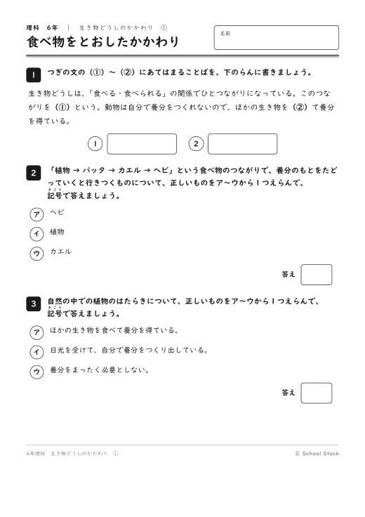 食べ物をとおしたかかわり