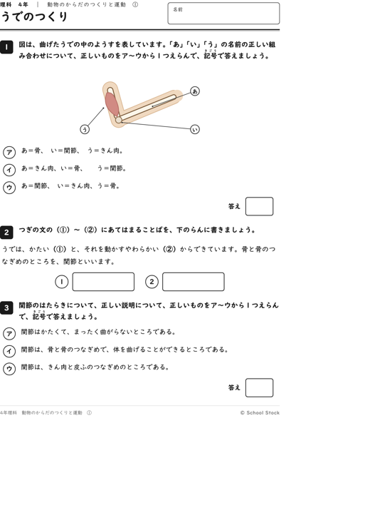 うでのつくり