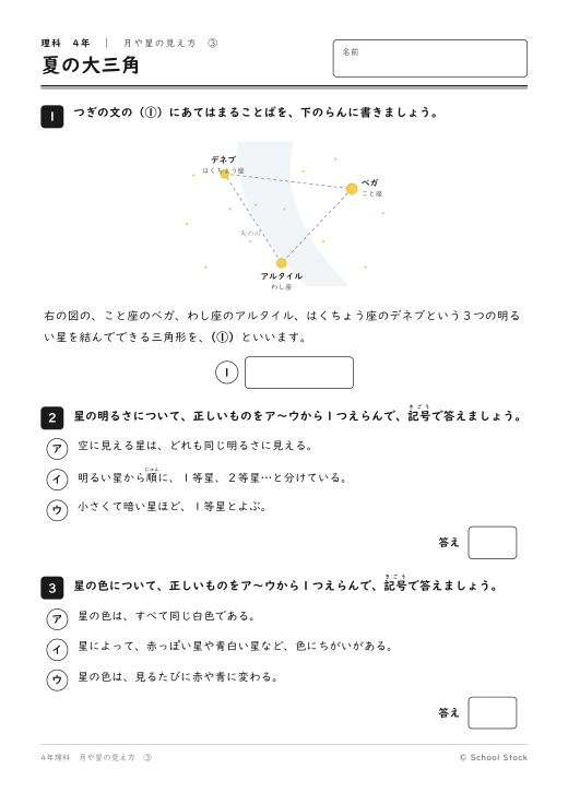 夏の大三角