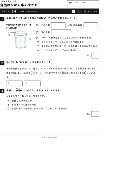 自然のなかの水のすがた