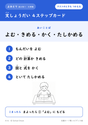 文しょうだい ４ステップカード