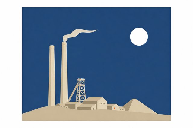炭坑節のイラスト