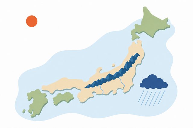日本の地形と気候