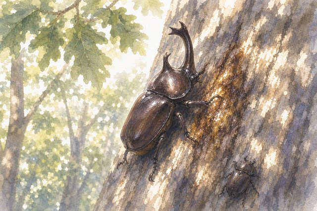 カブトムシの一生