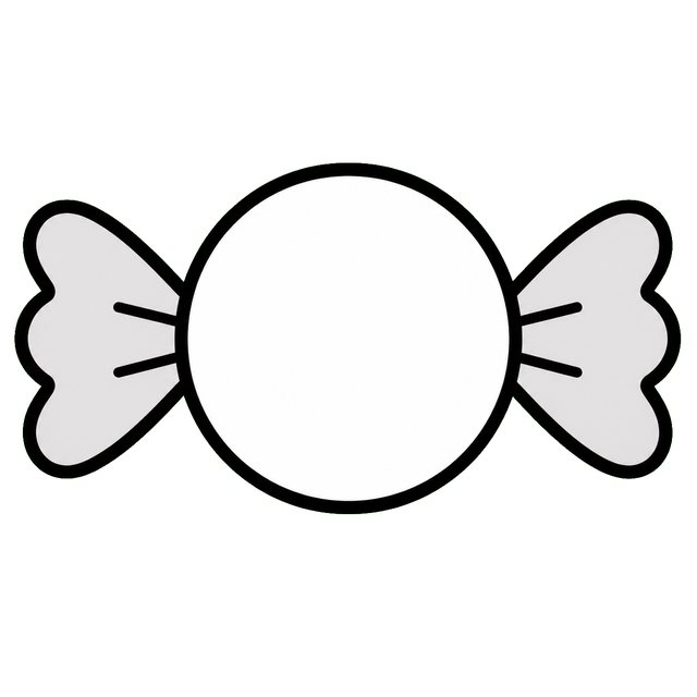 算数の文章題挿絵・あめ（1こ）