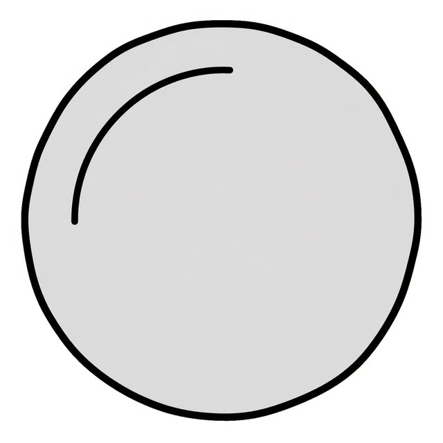 算数の文章題挿絵・おはじき（1こ）