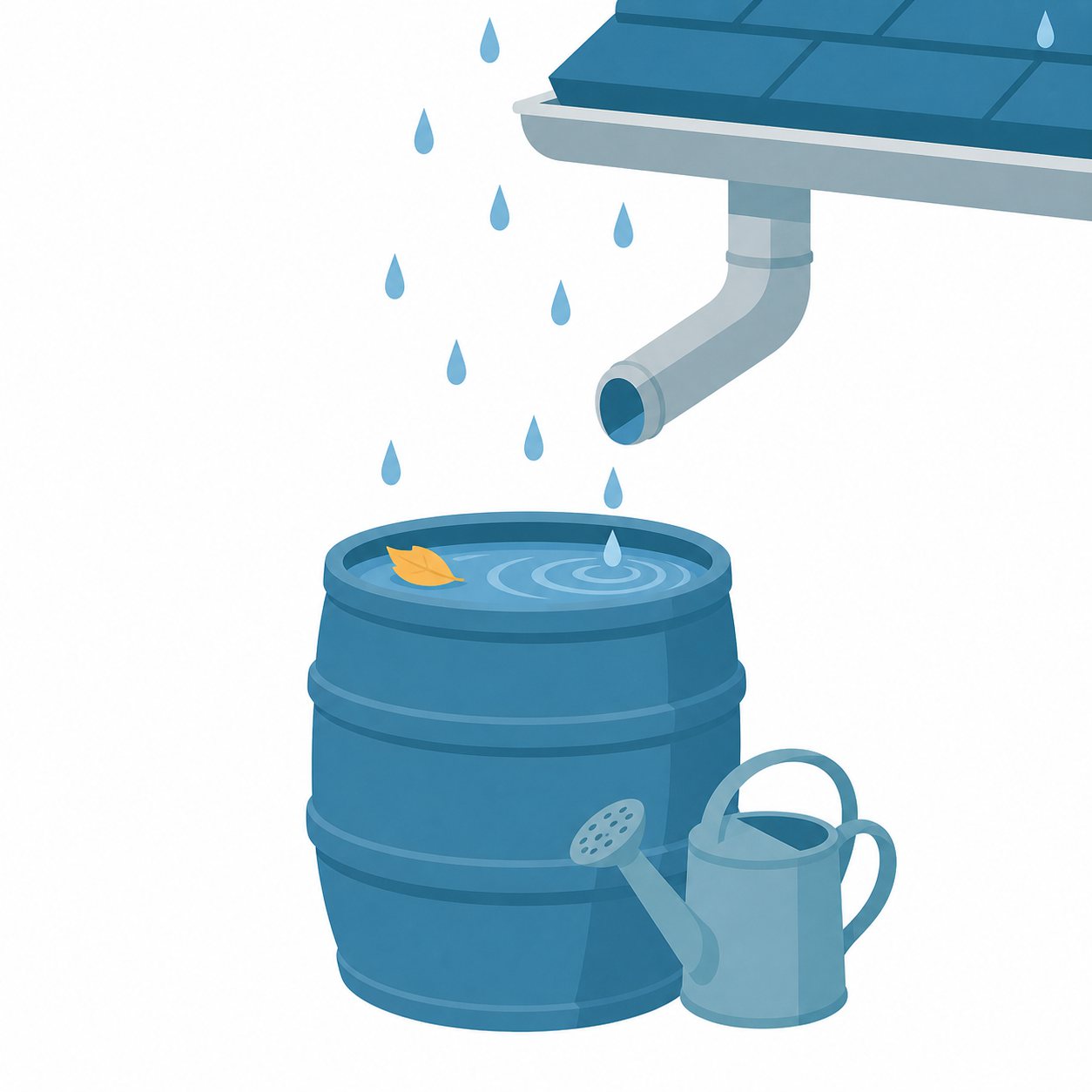 雨水｜社会ことば辞典。雨として地上に降った水のことです。