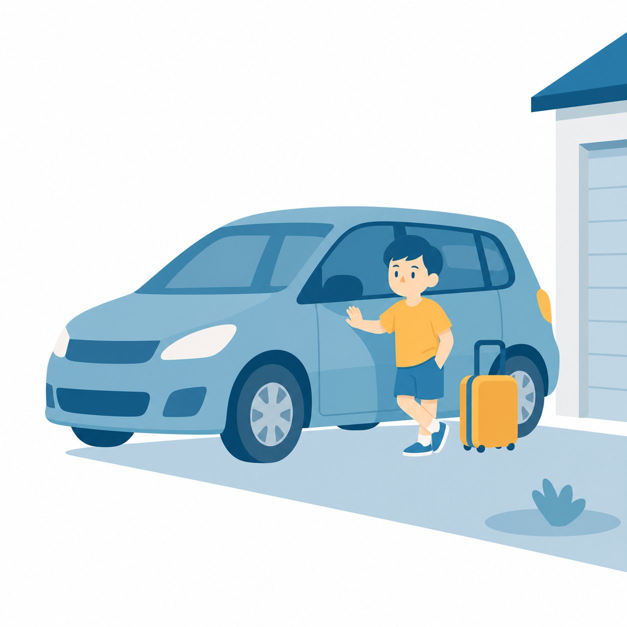 自動車｜社会ことば辞典。人やものを運ぶために、エンジンやモーターで走る乗り物です。