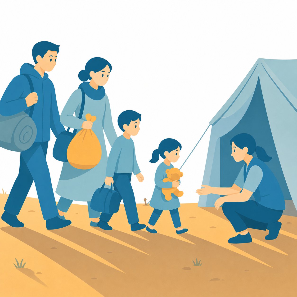 難民|社会ことば辞典。戦争や迫害などで、自分の国や地域を離れなければならなくなった人々です。
