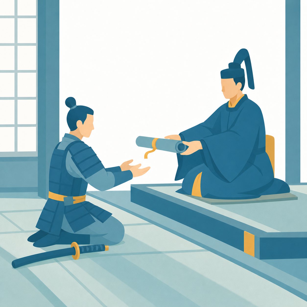 征夷大将軍｜社会ことば辞典。武士の政治で中心となる地位の一つで、幕府を開く将軍の役職です。