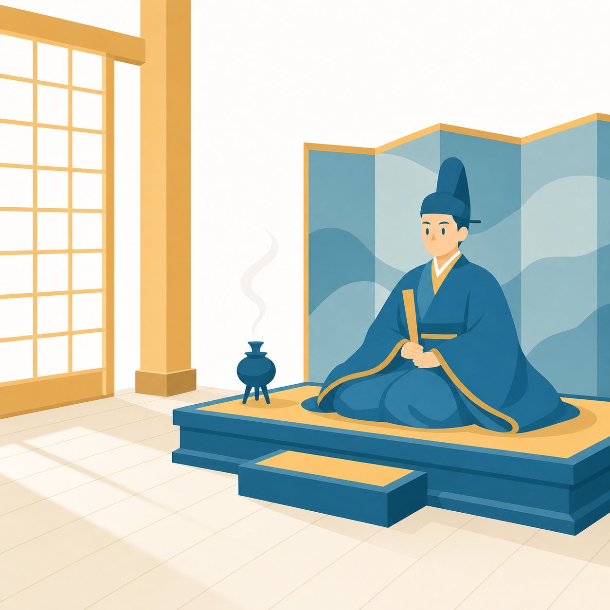 天皇｜社会ことば辞典。日本の歴史の中で、国の中心として大切な役割をもってきた存在です。
