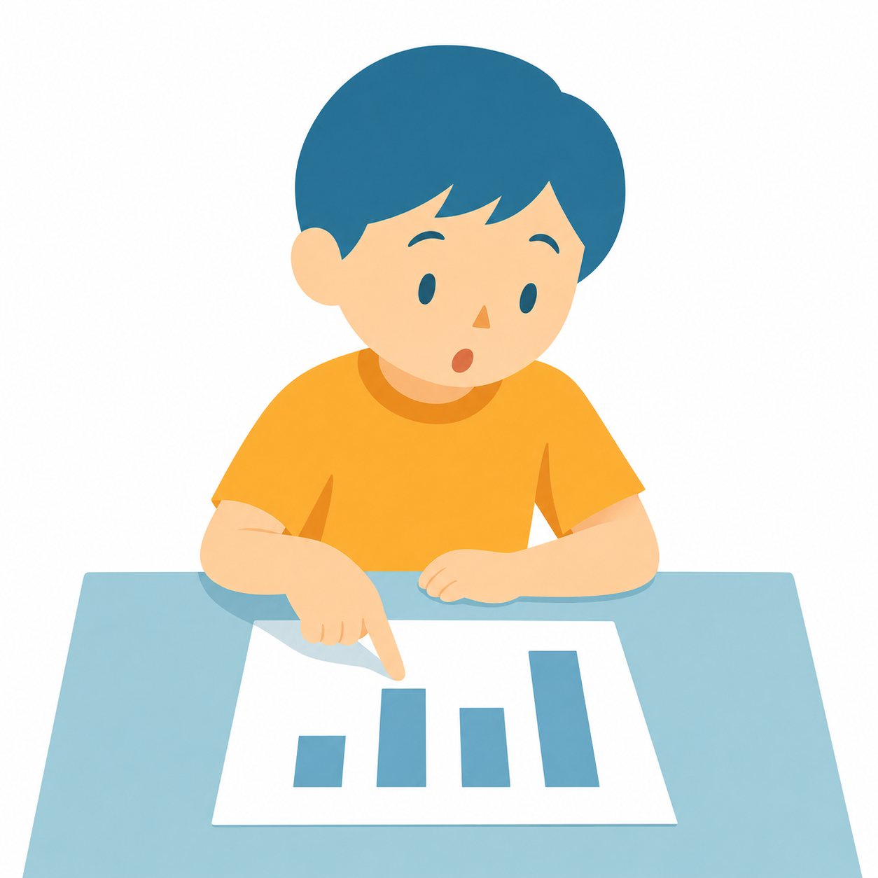 読み取る｜社会ことば辞典。資料に表れている情報を見つけ、何が分かるかを考えることです。