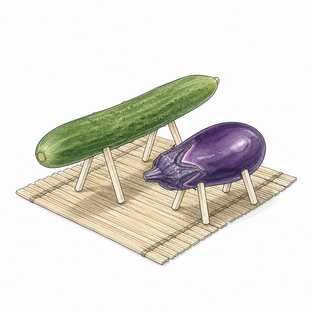精霊馬（線画）